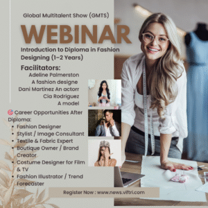 Diploma in Fashion Designing (1–2 Years) – Global Multitalent Show (GMTS)