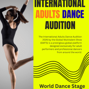 🌍 International Adults Dance Audition 2026 | Global Multitalent Show (GMTS) Registration
