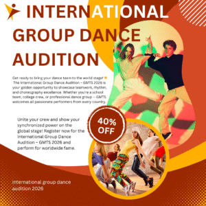 🌍 International Group Dance Audition 2026 | Global Multitalent Show (GMTS) Registration