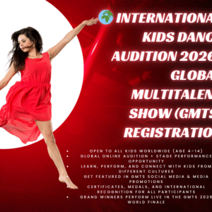 🌍 International Kids Dance Audition 2026 | Global Multitalent Show (GMTS) Registration