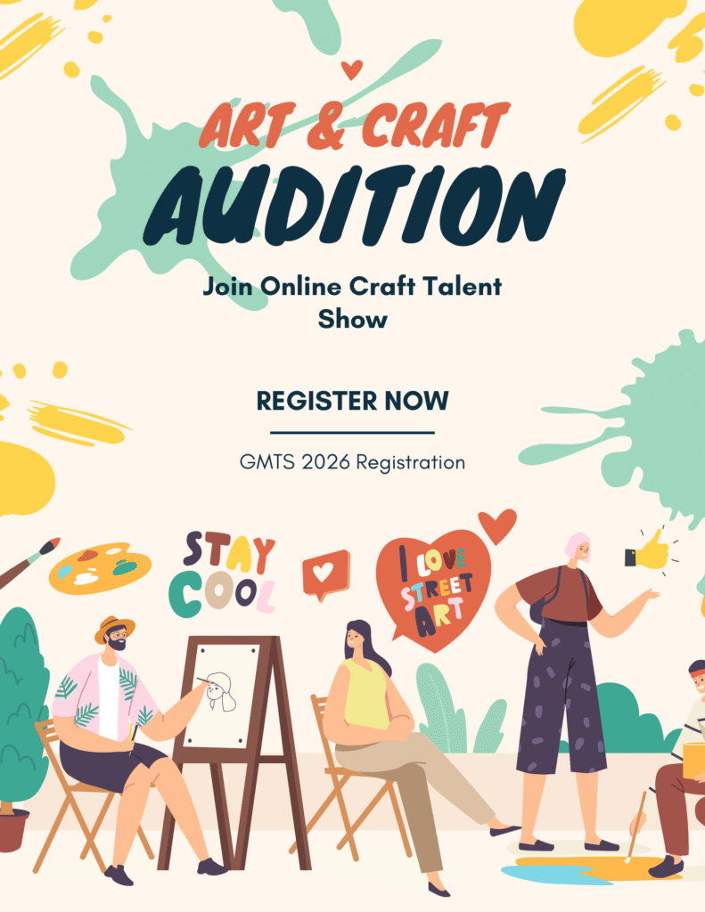 Art Painting Contest 2026 | 🪡 Craft Audition – GMTS 2026 Registration | Join Online Craft Talent Show & Win ₹1,00,000 Cash Prize 🏆